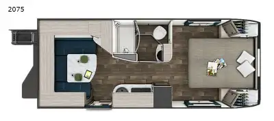 Lance Camper 2075 travel trailer highlights: Exterior Wash Station Rear U-Shaped Dinette Skylight LE...