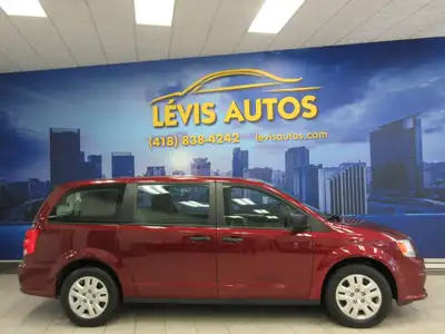 DODGE GRAND CARAVAN 2019 7 PASSAGERS AVEC SEULEMENT 65300 KM CERTIFIÉ (RAPPORT CARFAX DISPONIBLE). M...