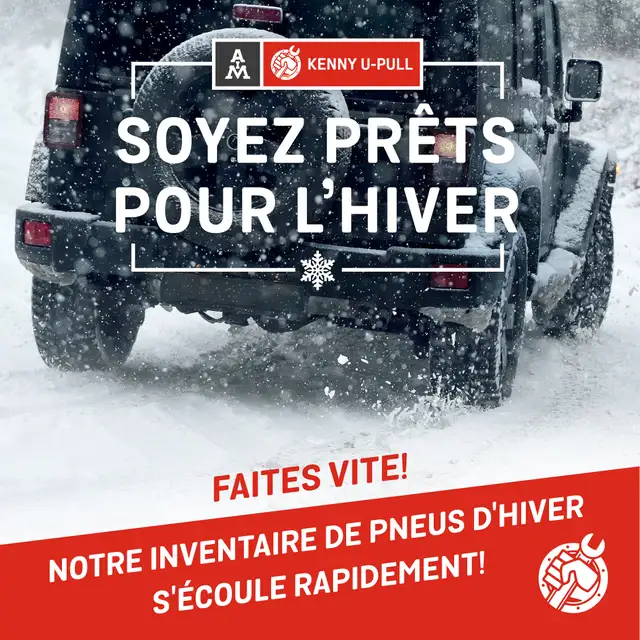 Pneus d’hiver de bonne qualité à des prix ridiculement bas! in Tires & Rims in Lévis - Image 2