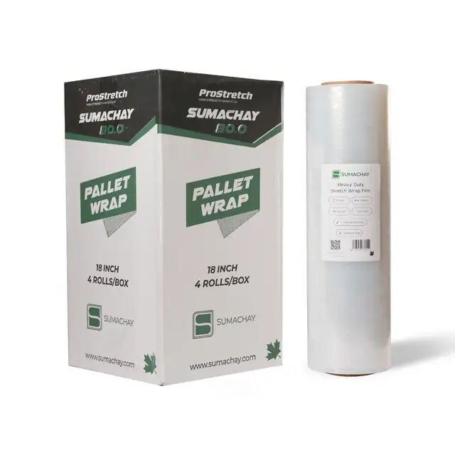Stretch Wrap 12" 14" 18" 1500 ft 80 Gauge62863733363201123