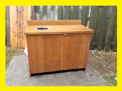 Solid Wood Garbage Trash Bin Restaurant Mucho Bar Fat Burrito, View more