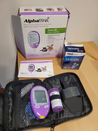 Appareil de glycémie pour animaux, chats et chien Alpha Trak, View more