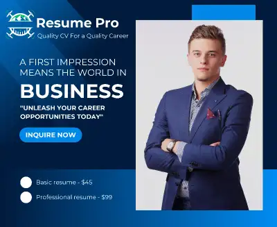 A resume is the first thing that your future employer will see - it needs to be professional and sho...