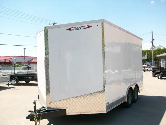 2025 Weberlane cargo 8'.6'' x 14' v-nose 2 essieux 5200lb. CONTR in Cargo & Utility Trailers in Laval / North Shore - Image 4