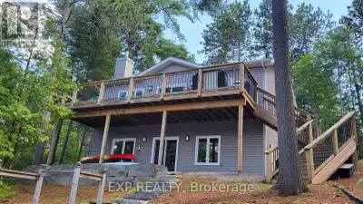 Stunning Waterfront Home on Olmstead-Jeffery Lake. Beautifully designed lakeside home, built in 2014...