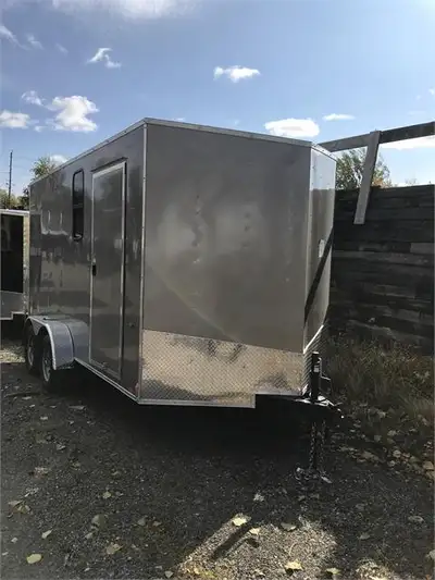 - New 2026 Formula 7' x 14' +2.5' vnose + 12"extra height + 4" ex ground clearance - Undercoating -...