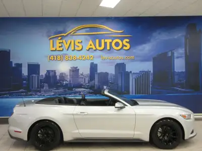 FORD MUSTANG 2016 PREMIUM ECOBOOST CONVERTIBLE AUTOMATIQUE TOUT ÉQUIPÉ BANC EN CUIR NOIR CHAUFFANT E...