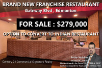 For Sale - Franchise Restaurant In Edmonton