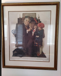 Norman Rockwell Doctor & Doll Limited Collotype Print by Arthur