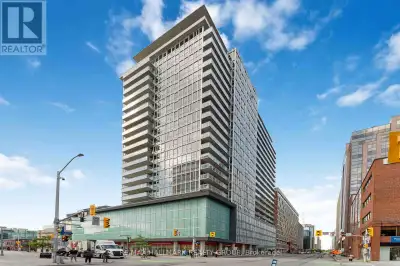 Modern 1 Bed + Den condo at The Mondrian offering 665 sq ft of interior space plus a 100 sq ft balco...