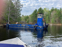 18' x 48' Barge with hydraulic ramps For Sale