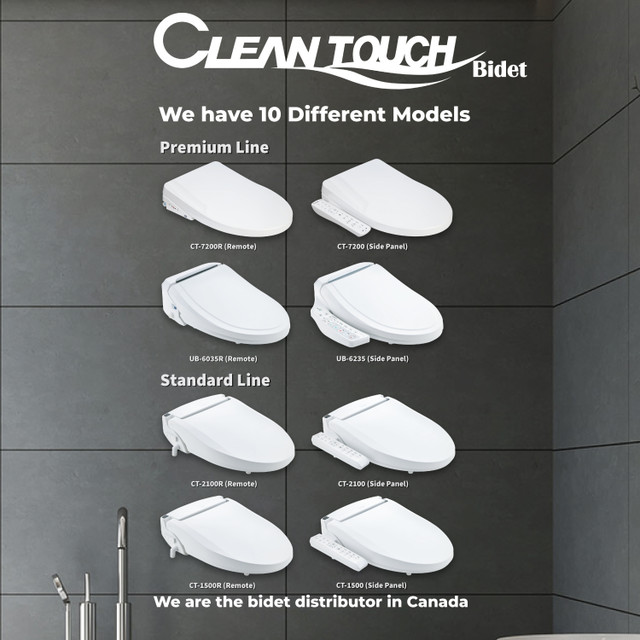 CleanTouch Bidet seat - Huge discounts on 'unused' open-box unit in Plumbing, Sinks, Toilets & Showers in Burnaby/New Westminster - Image 2