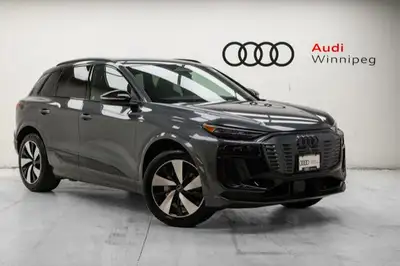 This Audi Q6 e-tron boasts a Electric engine powering this Automatic transmission. Window Grid And R...