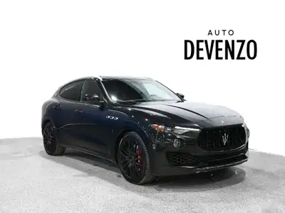 2017 Maserati Levante S AWD 424hp, Nero Ribelle Mica (silk black metallic) on Dark Brown Premium Nat...