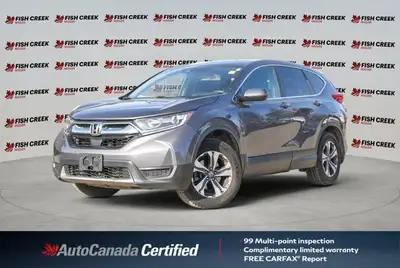 Experience advanced driver-assist technology in this 2019 Honda CR-V LX. This sleek gray Sport Utili...