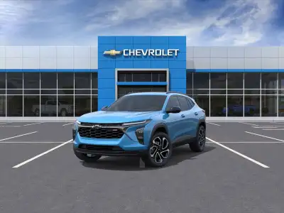 Our versatile 2026 Chevrolet Trax 2RS delivers an athletic design that looks fantastic in Marina Blu...