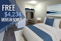 Rare 2 Bedroom: Waterfront, very spacious, fully renovated!