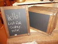 Double Sided Framed Chalk Boards