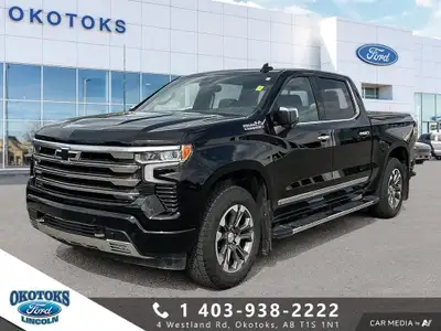 Our Diesel powered 2024 Chevrolet Silverado 1500 High Country Crew Cab 4X4 is an uplevel adventure m...