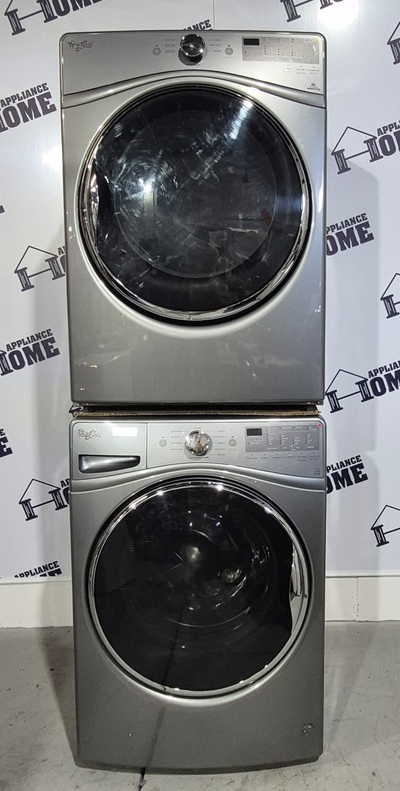 Stainless Whirlpool washer dryer, View more