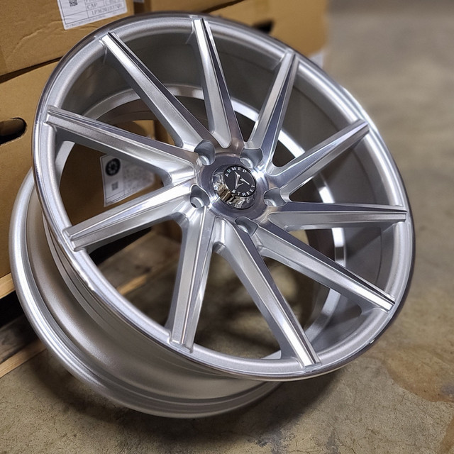 17" ARMED 38 cal! DIRECTIONAL CONCAVE! SLIVER MACHINED! $750! in Tires & Rims in Calgary