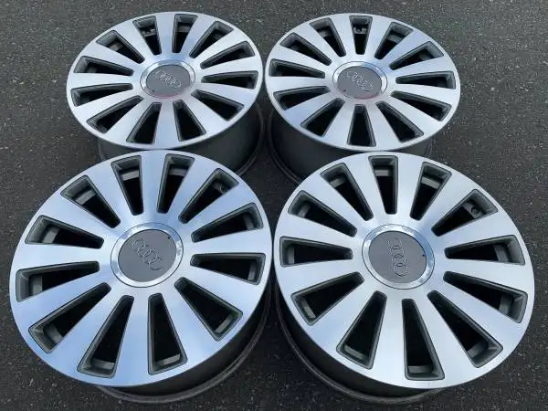 Stunning - Genuine Factory OEM Audi A8 19" rims in exc used cond in Tires & Rims in Delta/Surrey/Langley - Image 4