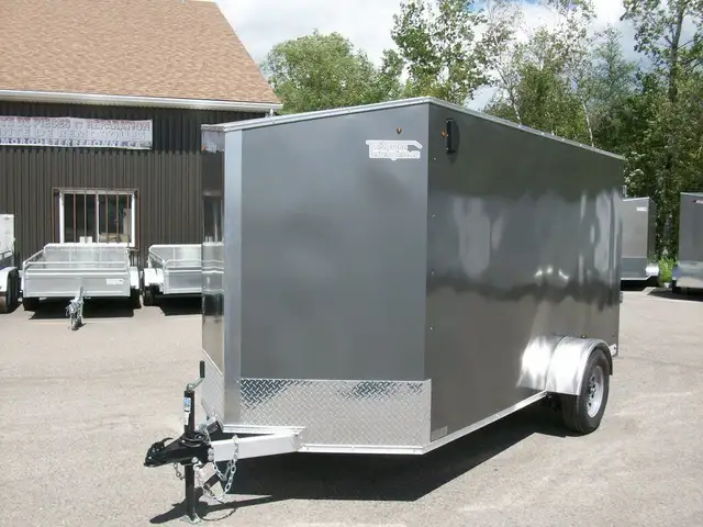 2025 Weberlane ALUMINIUM 6' X 12' V-NOSE 1 ESSIEUX VTT MOTO TRAC in Cargo & Utility Trailers in Laval / North Shore - Image 4