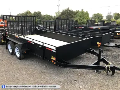 Deluxe Landscape Trailers By Miska Trailers Canadian Made Landscape Trailers starting at just $5,395...