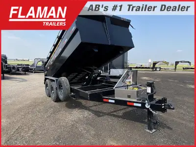 2026 Southland SL714-14K High Side Dump Trailer Color: Black (2) 7000lb Lippert Spring Axles Electri...