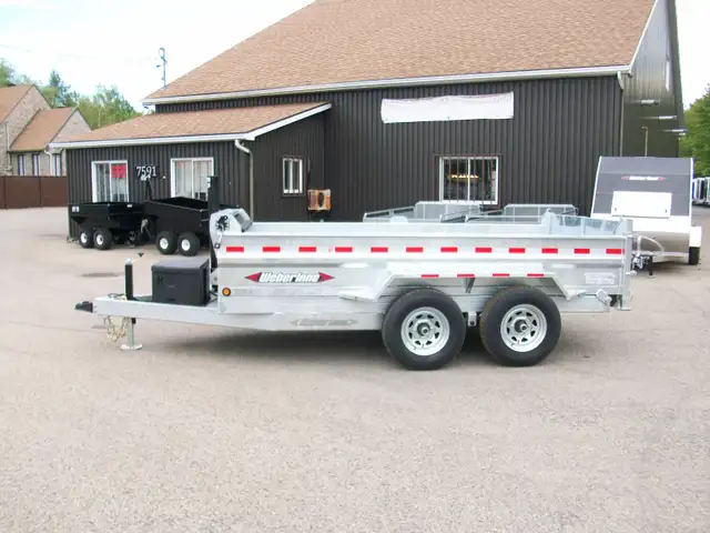 2025 Weberlane DOMPEUR 6' X 12' 2 ESSIEUX 5200LB. GAVANISE RAMPE in Cargo & Utility Trailers in Laval / North Shore - Image 7