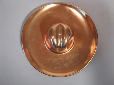 Copper cowboy hat ashtray. Souvenir of Sauble Beach Canada. In very good condition. Measures 6" acro...
