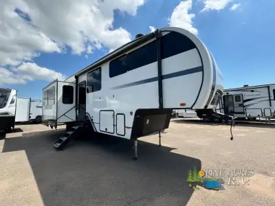 Heartland Corterra fifth wheel CT3.0 highlights: Master Suite Rear Living Area Kitchen Island Hidden...