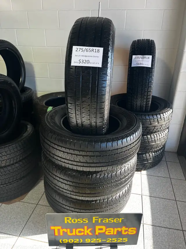 275/65R18 Set of 4 Bridgestone Duelers in Tires & Rims in New Glasgow - Image 2