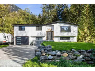 Charming lakeside Retreat at 66686 Kawkawa Lake Road Hope, BC Nestled along the serene shores of the...