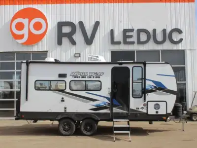 Forest River Alpha Wolf Touring Edition travel trailer 17MKE highlights: Theater Seating Slide Murph...