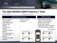 The 2023 Infiniti QX80 ProActive is a powerful and refined SUV, driven by a 5.6L premium engine that... (image 1)