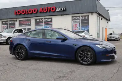 Clean CarFax No Accidents Elevate Your Drive With This 2022 Tesla Model S Plaid AWD With White Inter...