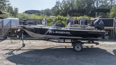 Marsh's Marina This boat is rigged up with electronics, ready to hit the water and get to fishing! C...