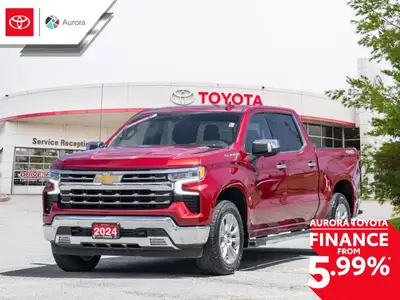 The 2024 Chevrolet Silverado 1500 LTZ, dressed in a striking red, combines robust performance with a...