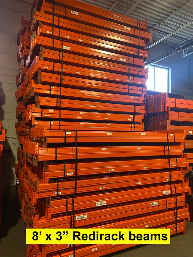 Used 96” redirack pallet racking beams - 1000’s in stock | Other ...