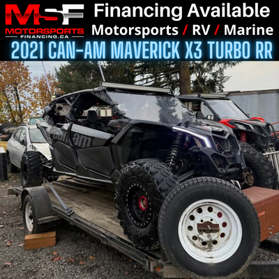 Welcome to Motorsports Financing - Kelowna! 2021 Can am Maverick X3 Turbo Rr