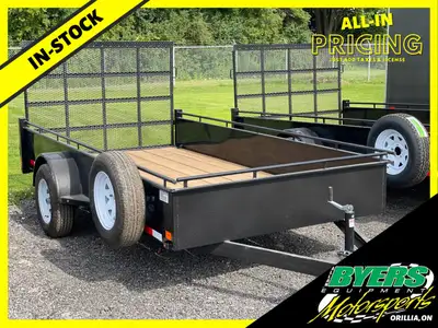 Includes Spare Tire STANDARD FEATURES GVWR: 5,000 lbs AXLES: (1) 5,200 lbs Axle w/Easy Lube Spindles...