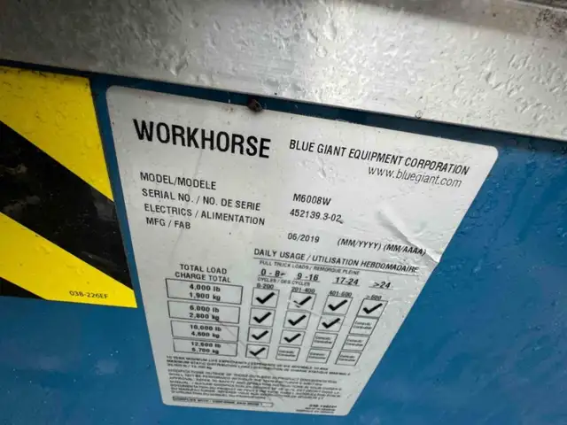 Blue Giant Workhorse Dock Levelers – Pre-Owned Industrial in Heavy Equipment Parts & Accessories in Prince Albert - Image 4