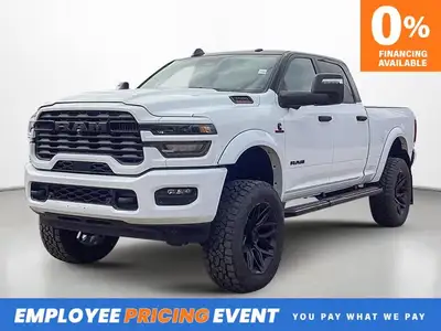 This *2026 RAM 3500 Big Horn Night Edition* in *Bright White* is powered by the legendary *6.7L Cumm...