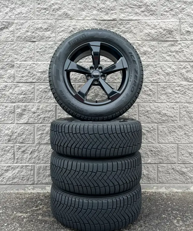 (98%)4x 235/60R18 Pirelli Ice Zero Winters w/ Audi Q5 / SQ5 Rims in Tires & Rims in City of Toronto - Image 2