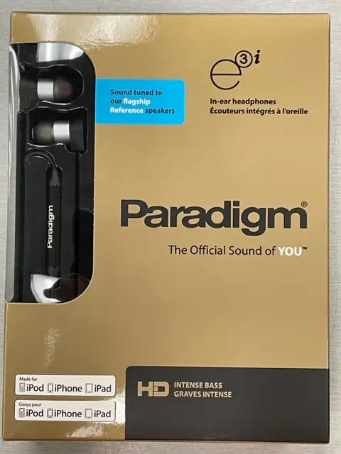 Paradigm Shift e3i In-Ear Headphones - BRAND NEW in Headphones in Oakville / Halton Region - Image 2