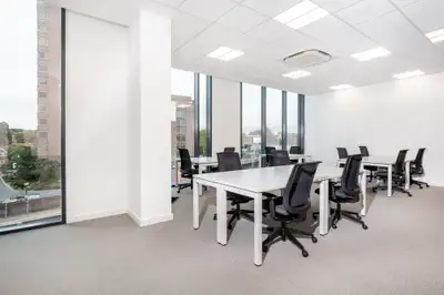 Book a fully serviced office rental for four, and well take care of everything else. Create the idea...