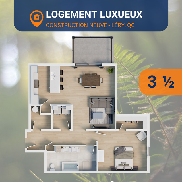 LOGEMENTS NEUFS HAUT DE GAMME À LOUER – 3 ½, 4 ½ et 5 ½ in Long Term Rentals in West Island - Image 9