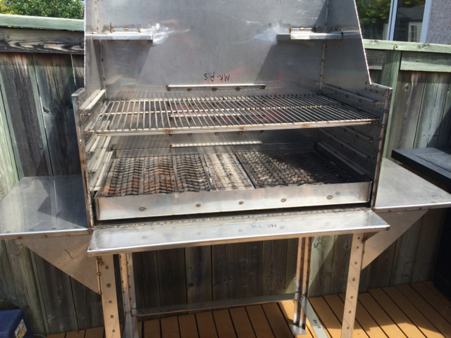 FIRE & CHARCOAL BBQ GRILL - Custom Made - Stainless Steel in BBQs & Outdoor Cooking in Winnipeg - Image 2