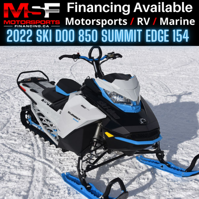 Welcome to Motorsports Financing - Kelowna! 2022 Skidoo 850 Summit Edge 154